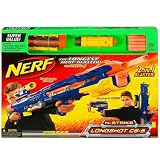 Nerf N-Strike Longshot CS-6 Value Pack (with dual-mode light beam, 12 additional Sonic Streamline Darts ammo and a barrel extension)