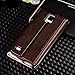 CASEPRADISE View Side Flip Leather Etui Stand Case Cover For Samsung Galaxy Note 4 Brown