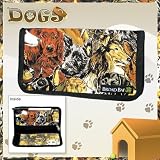 DOGS Checkbook Cover Cotton with WATERPROOF LINING!