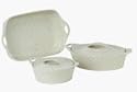 CorningWare Creations 5-Piece Bake and Serve Set, Khaki