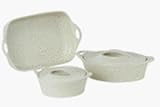 CorningWare Creations 5-Piece Bake and Serve Set, Khaki