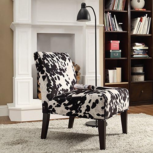 Home Creek Cowhide Print Lounge Chair