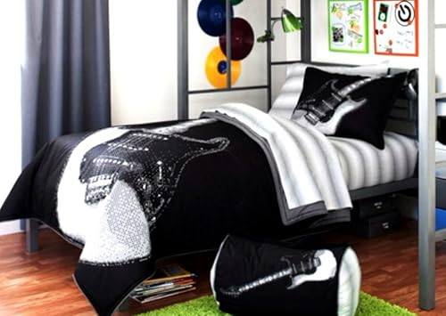 Guitar Bedding - Totally Kids, Totally Bedrooms - Kids Bedroom Ideas