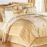 Review Victorian Collections  / 7PC HOTEL COMFORTER SET W/ MATCHING PILLOWS KING CHOCOLATE