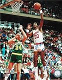 Ralph Sampson Autographed/Hand Signed Houston Rockets 8x10 Photo Inscribed ''85-86 Western Conferenc
