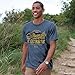 Strength and Courage Deuteronomy 31:6 Kerusso Christian Message Adult T-Shirt