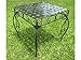 Iron Side Table - Lattice (Black Pewter) (22