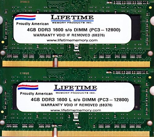 8GB Memory upgrade for Apple MacBook PRO Core i5 2.5GHz by Lifetime Memory Products (Mid-2012)