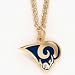 St. Louis Rams Chain Necklace with NFL Team Logo Pendant