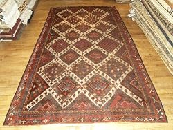 Handmade Asian Antique Caucasian Daghestan Rug 7'x10'