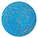 Zak Designs Confetti Dinner Plate, Made of Melamine, Turquoise, 11" Diameter