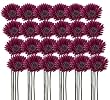 24 Pieces of 21" Gerbera Daisy Artificial Silk Flower Sprays with Bendable Stems