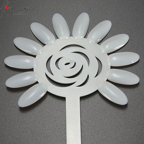 120 Nail Art Tips Nail Polish Display Practice Fan Board Sticks Wheel