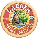 Badger Balm Cheerful Mind Balm 1oz Sweet Orange & Spearmint - Certified USDA Organic