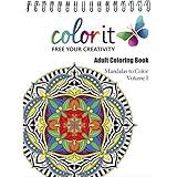 50 original hand drawn mandala designs mandalas to color volume 1 by colorit anti stress adult coloring book