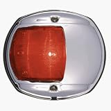 Perko L.E.D. Side Light - Red - 12v - Chrome Plated Housing