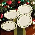 Lenox Holiday Party Plates, S/4