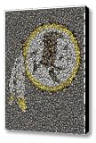 Framed Washington Redskins Coins Mosaic Art Print Limited Edition