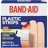 Band-Aid Brand Adhesive Bandages, Plastic Strips, Assorted, 60 Count (Pack of 3)
