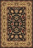 Traditional Area Rug, Dynamic Rugs Shiraz Collection Black