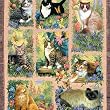 Cat Afghan Jigsaw Puzzle 1000pc
