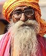 India Ascetic Peaceful Man Photographic Poster