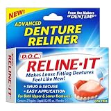D.O.C. Reline-It Denture Reliner, Advanced, 2 ct.
