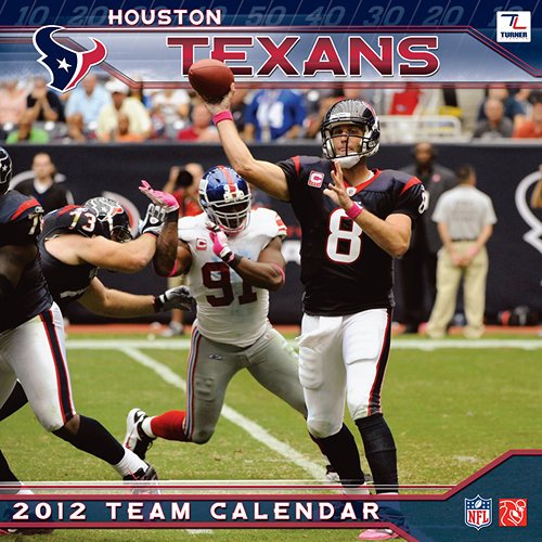 HOUSTON TEXANS Team Wall Calendar 2012