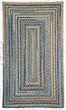 Capel Avalon 0042 5 x 8 Ocean Blue Braided Area Rug Capel Avalon 0042 5 x 8 Ocean Blue Braided Area Rug