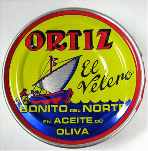 Ortiz El Velero Bonito Del Norte Tuna Packed in Olive Oil 250 Grm Tin by Conservas Ortiz