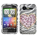 Playful Leopard With Full Rhinestones Hard Protector Case Cover For HTC Dro ....