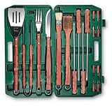 Picnic Time Barbecue Case 18Pc Set Green 748-00-121