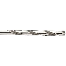 Cleveland 3957 6 High Speed Steel Aircraft Extension Drill Bit, 6" Overall Length, Uncoated (Bright), Round Shank, 135 Degree Split Point