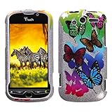 Rainbow Butterfly Sparkle Protector Case for HTC myTouch 4G