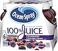 Ocean Spray 100% Juice Cranberry Concord Grape, 10 Ounce Bottles (Pack Of 6 )