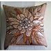 Spark Attraction - Decorative Pillow Covers - Silk Pillow Cover Embellished with Beads & Sequins