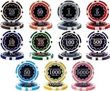 Eclipse 14gm Clay Poker Chip Sample Set - 11 New Chips