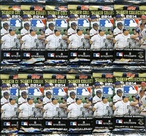 2014 Topps MLB Baseball Stickers Special Collectors Package with 10 Packs and 80 Brand New MINT Stickers !