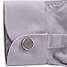 H&H HJ Men's Jewelry Cuff Link Round Gray Button Cover