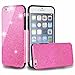 MEKO Shiny Sparkle Glitter Bling Case - Built-in Glitter Premium Soft Gel Flexible Firm Rubber Shock Absorbing Bumper Case [Scratch Resistant] for iPhone 6/6S- (Pink)