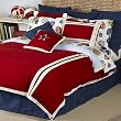 Tommy Hilfiger American Classics Full/Queen Comforter, Donegal Red