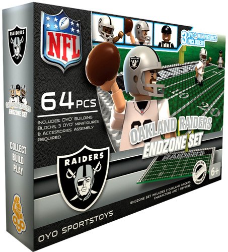 NFL Oakland Raiders Endzone Toy Set