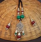 Necklace sets - Navratri Dandia Special Antique Finish Necklace