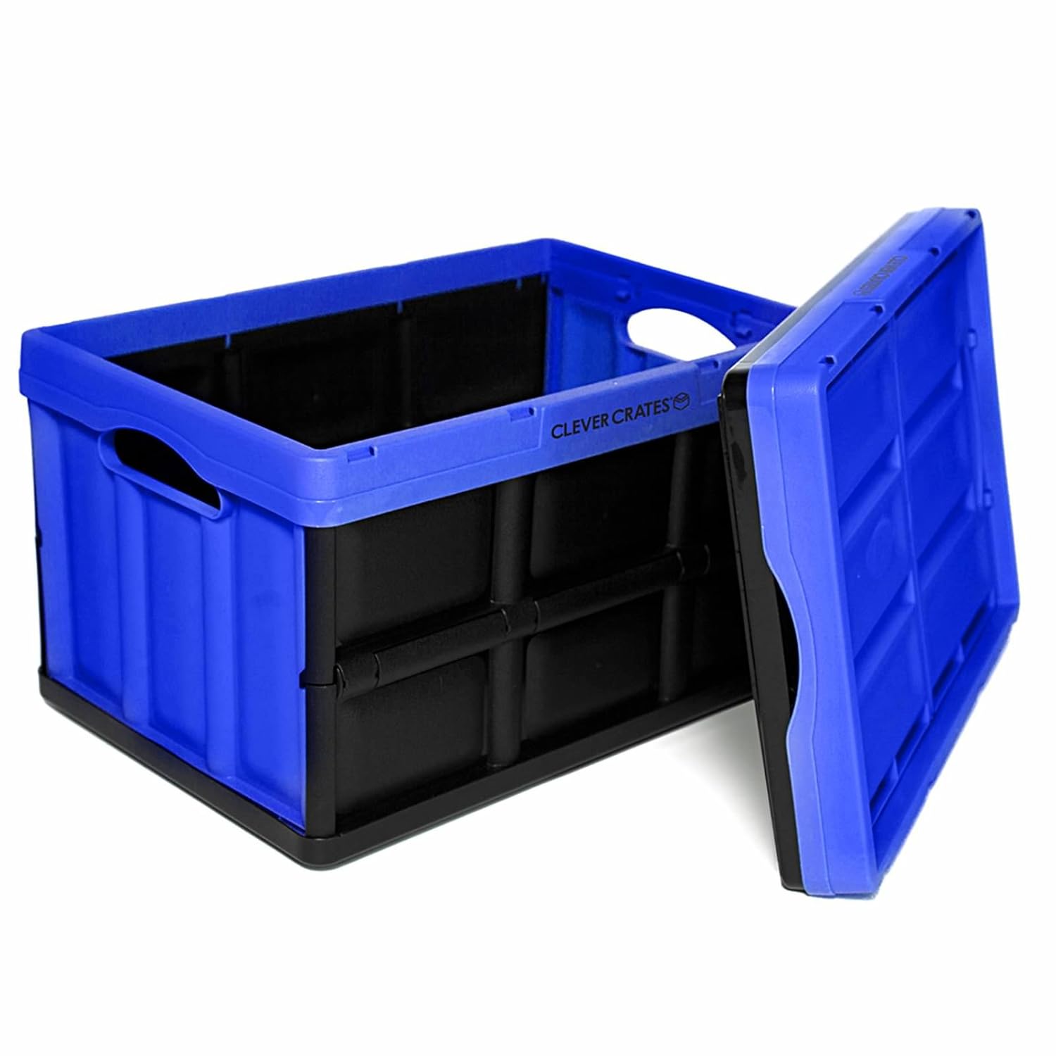 Clever Crates Folding Box 46 Liter Royal Blue , New, Free Shipping eBay