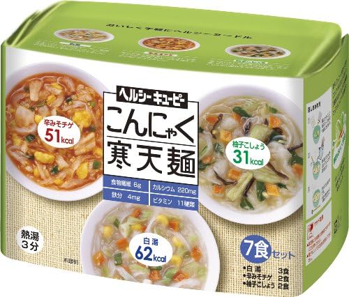 Kewpie konjac agar noodles 7 meals set