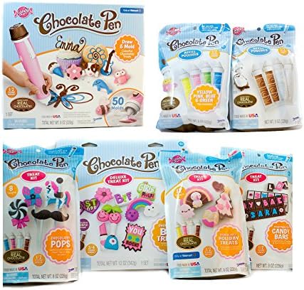 Pink Chocolate Pen Bundle with BFF Deluxe Treat Kit, Colored &amp; Chocolate Refill Pouches and 3 Treat Kits