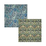 Birds & Paisley Lawn Handkerchief Set featuring Blue Prints