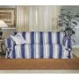 Classic Slipcovers Printed Classic Stripe Canvas Sofa Slipcover