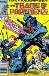 The Transformers # 32 : Used Autobots (Marvel Comic Book 1987)