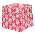 Kids Emma Floral Storage Ottoman - Pink